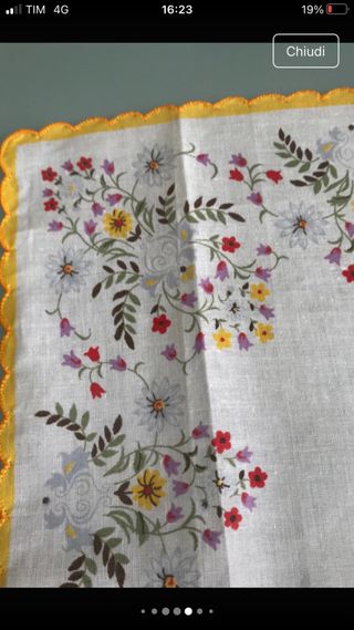 Coppia di fazzoletti degli anni ‘80