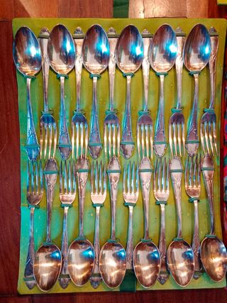 Cubertería de alpaca Magefesa 112 piezas