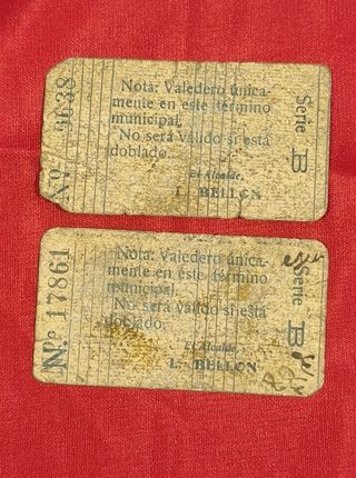Billete de 1 Peseta de Baeza