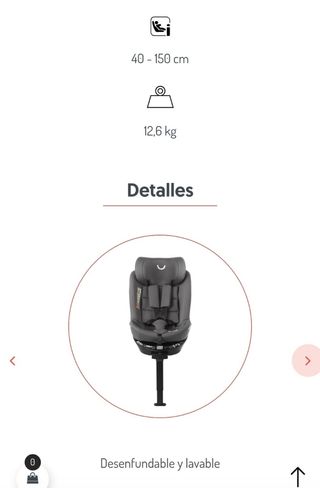 Silla de coche Nurse de Jané