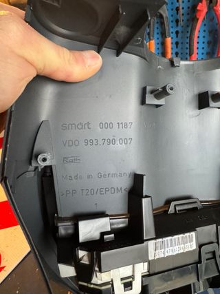 Cruscotto con sttumentazione Smart 450 Cabrio