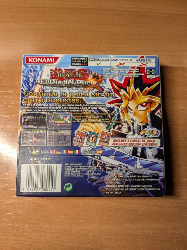YuGiOh El día del duelo Gameboy