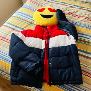 Chaqueta acolchada tricolor nueva