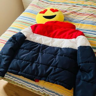 Chaqueta acolchada tricolor nueva