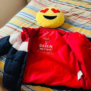 Chaqueta acolchada tricolor nueva