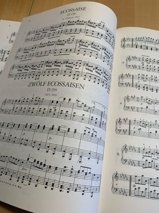 Scubert / Partituras piano