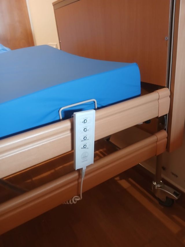 Cama articulada hospitalaria eléctrica