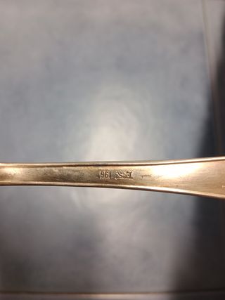 Cubertería de metal plateado de Bazar Amiano