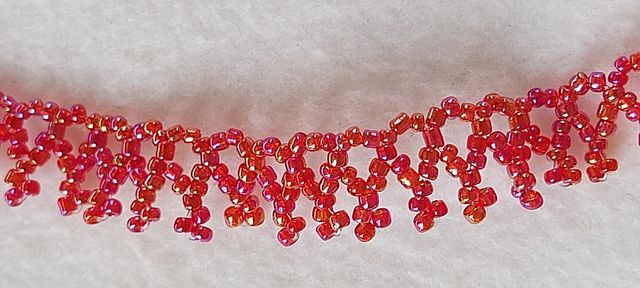 Collana girocollo con perline Vintage anni80