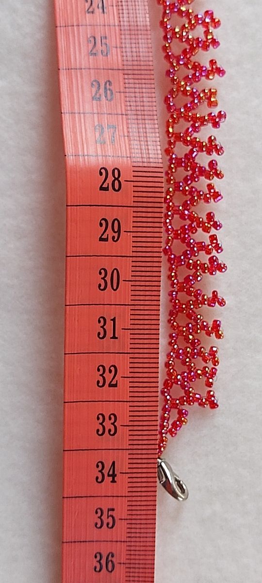 Collana girocollo con perline Vintage anni80