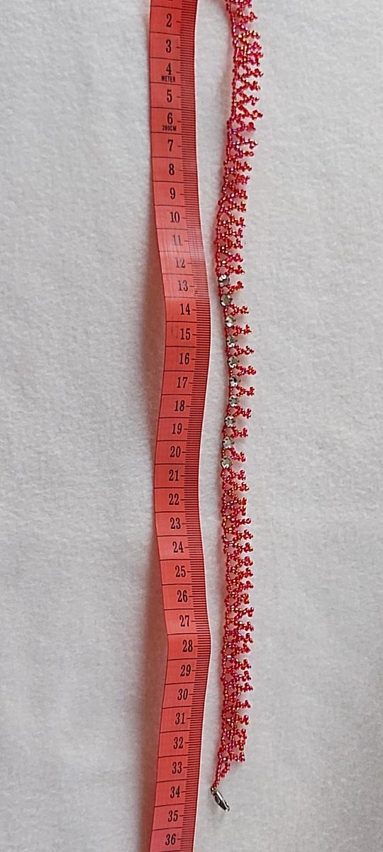 Collana girocollo con perline Vintage anni80