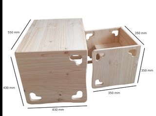 Mesa y silla Montessori