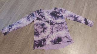 Lote 2 camisetas manga larga morada lila
