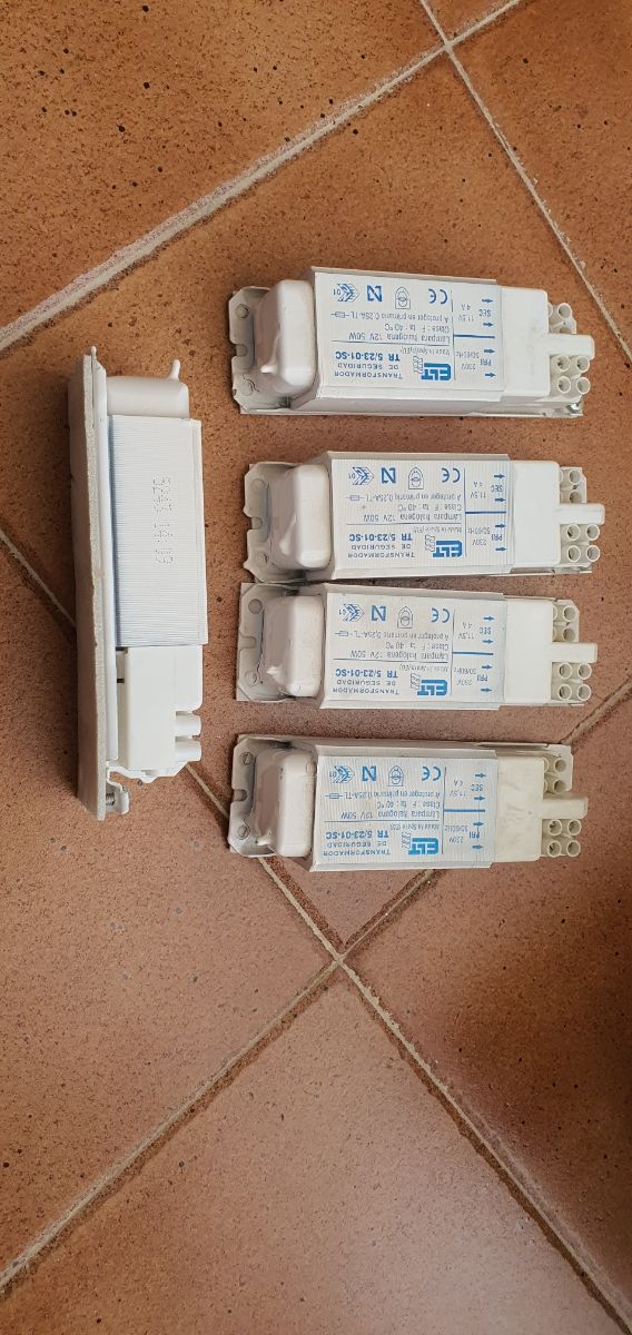 Transformador para lámpara halógena