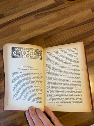 Vendo 2 libri:Omero:Iliade ed Odissea