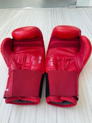 Guantes Everlast rojos 12 oz nuevos