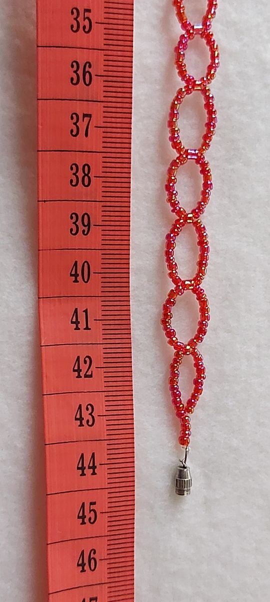 Collana girocollo con perline Vintage anni80