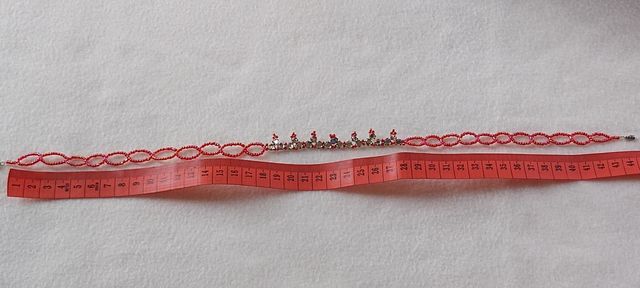 Collana girocollo con perline Vintage anni80