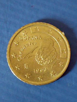 Moneda,M,Cervantes,1999,
50 cms exceso de material