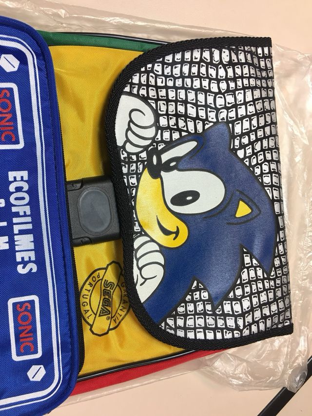NOS Vintage promotional SONIC SEGA backpak
