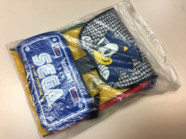 NOS Vintage promotional SONIC SEGA backpak