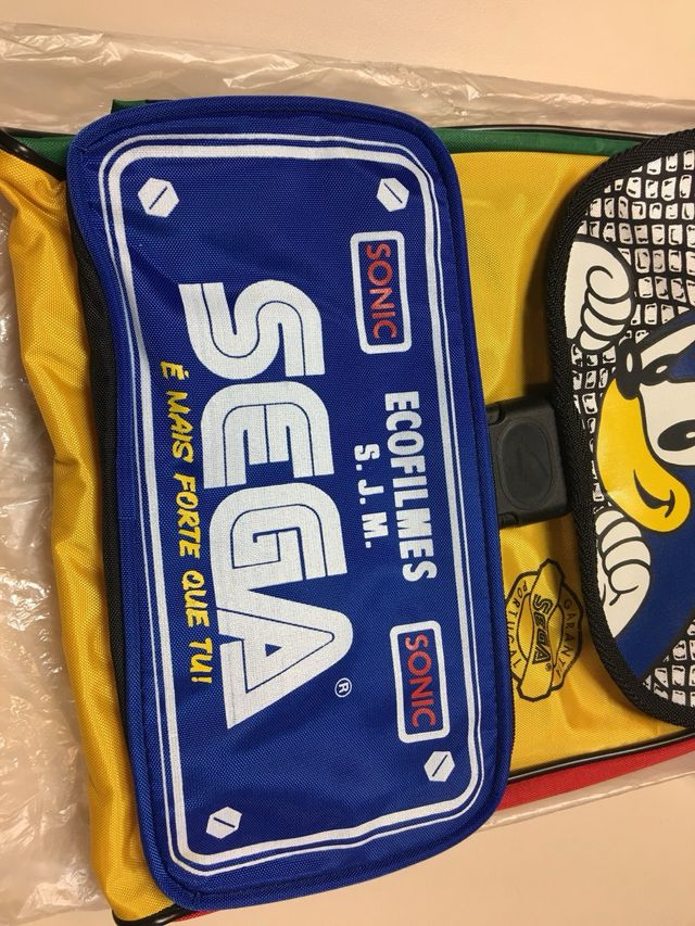 NOS Vintage promotional SONIC SEGA backpak