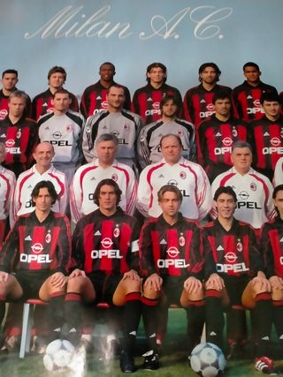 poster Milan a.c. stagione 2001-2002 ca