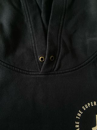 Sudadera capucha azul marino wesc