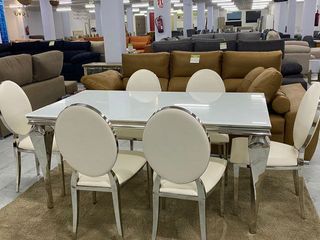 MESA COMEDOR DE LUJO NUEVAS - SILLAS EN OFERTA  