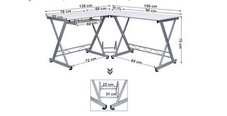 Mesa escritorio moderna