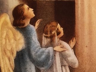 Cromo Litografia arte sacra Gesù, Bertarelli 1940