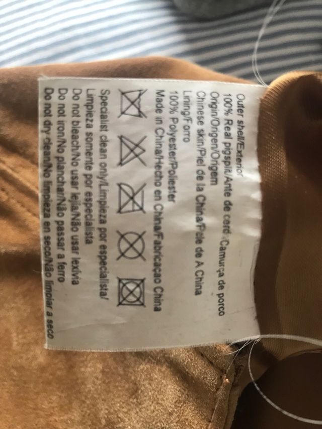 Minifalda de ante. fórmula joven