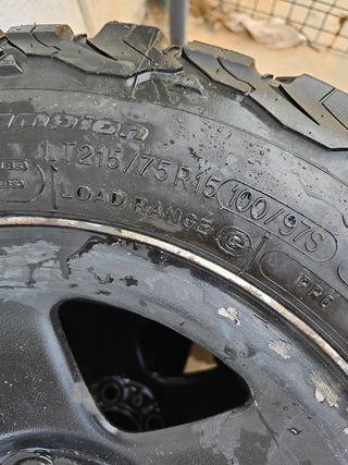 Ruedas BFGoodrich All-Terrain y llantas de acero