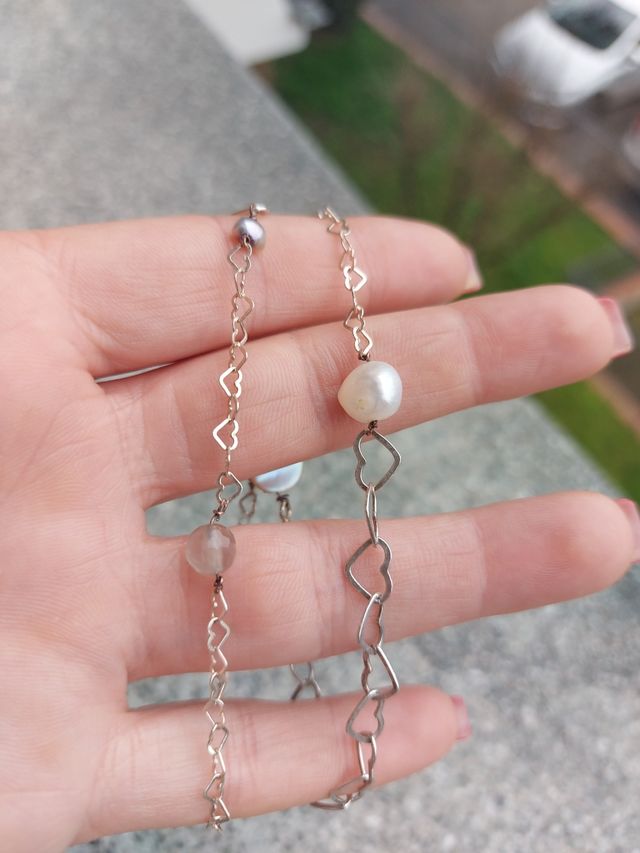 Girocollo argento e pietre 