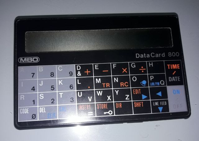 MBO Data Card 800