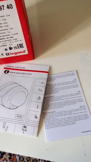 Sensor de movimento Legrand NOVO 