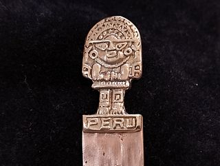 Cucchiaino in rame e ottone anni 60 Peru TUMI