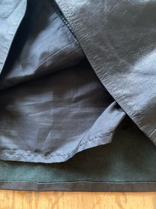 Fala piel negra vintage