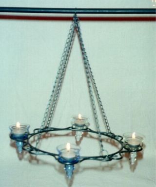 Candeliere in ferro battuto