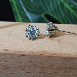 pendientes de plata moissanita