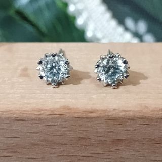 pendientes de plata moissanita