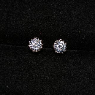 pendientes de plata moissanita