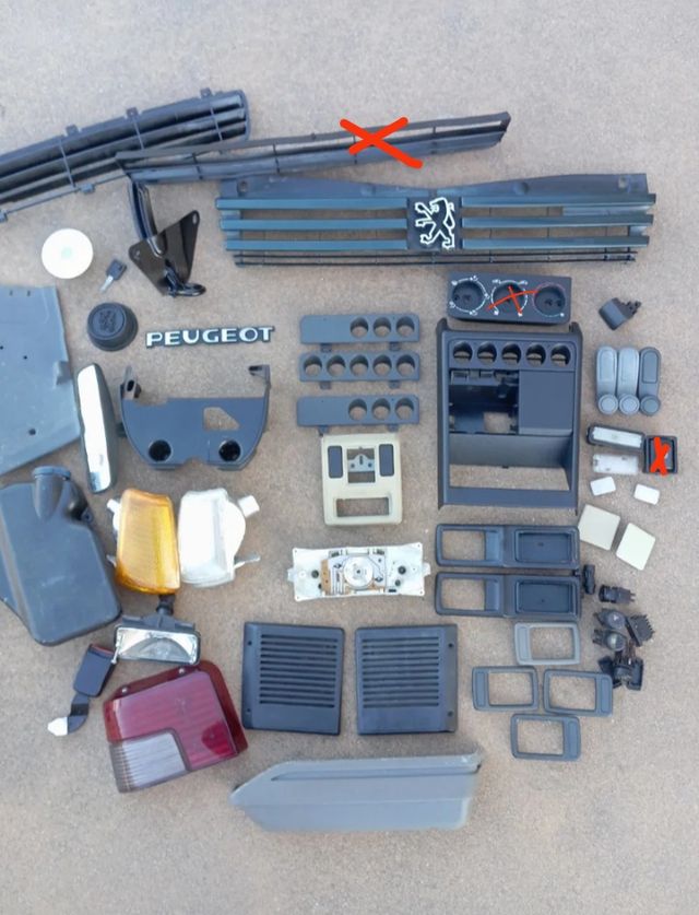 Piezas Peugeot 205