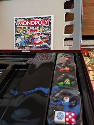 Juego de mesa Monopoly gamer Mario kart