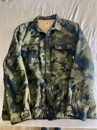 Cazadora de borreguillo Element camuflaje