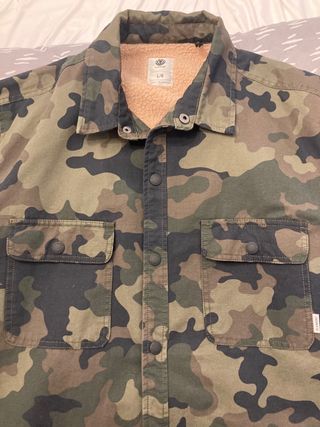 Cazadora de borreguillo Element camuflaje