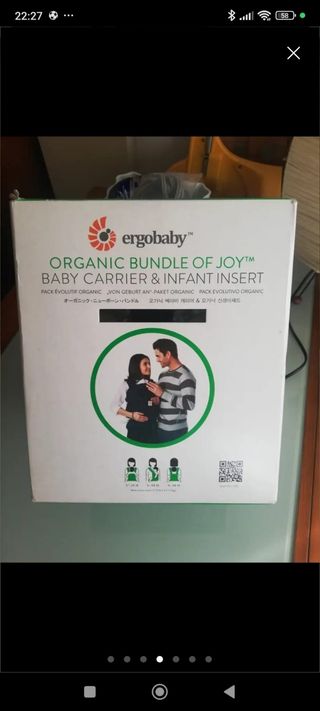 Mochila porta bebe ergobaby 