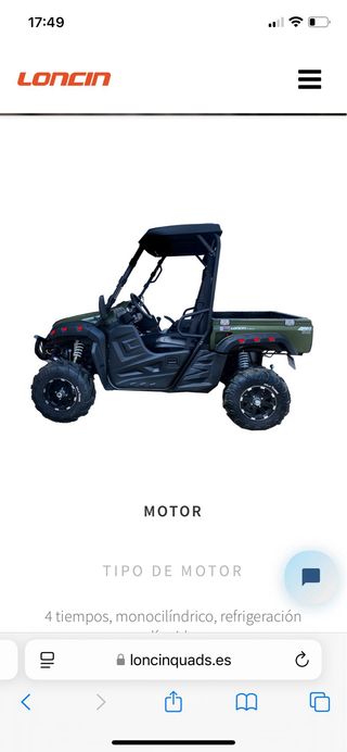 Se vende quad 4x4 loncin atv nuevos todas la cilin