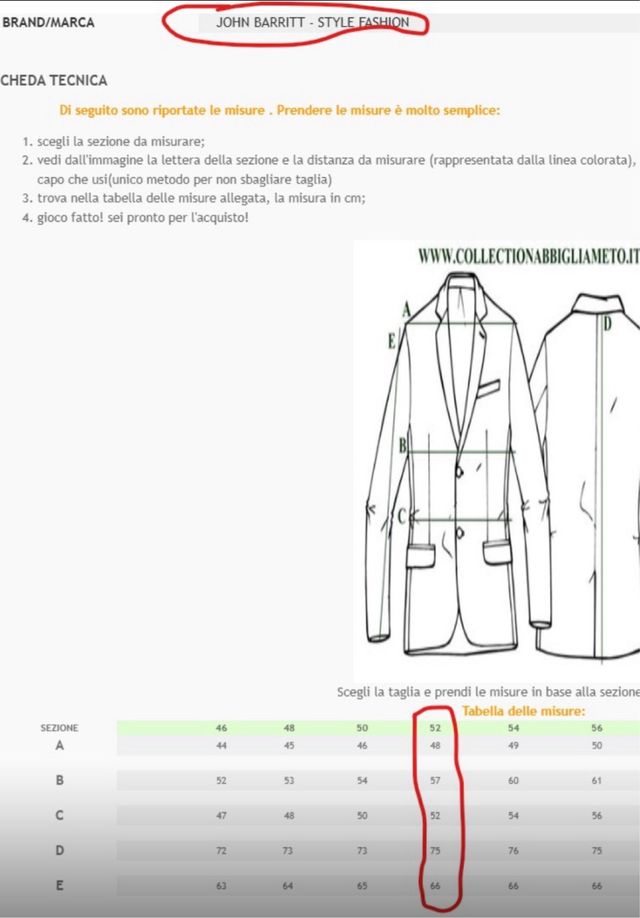 Giacca abito John Barritt