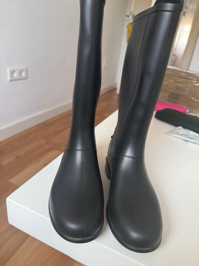 botas de montar negras de niña